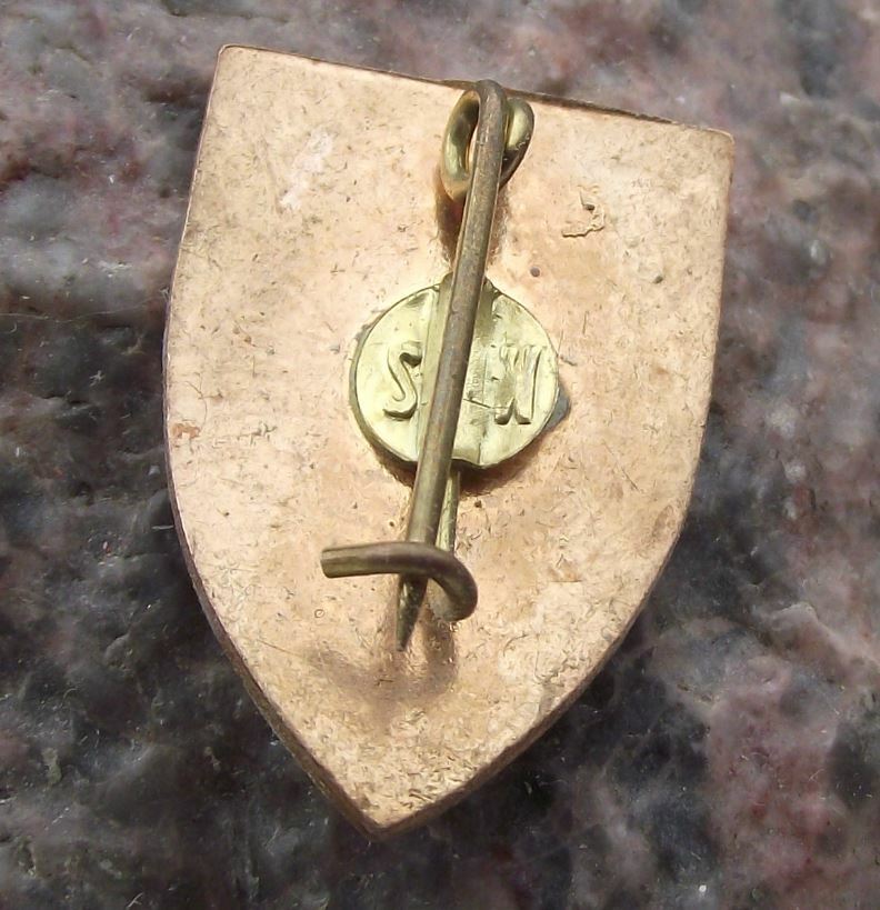 Antique I P Aluminiu Slatina Romania Soccer Football Club Crest Pin Badge - Badgecrazy