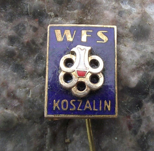 Vintage WFS Wojewodzka Federacja Sportu Poznan Poland Football Club Pin Badge - Badgecrazy