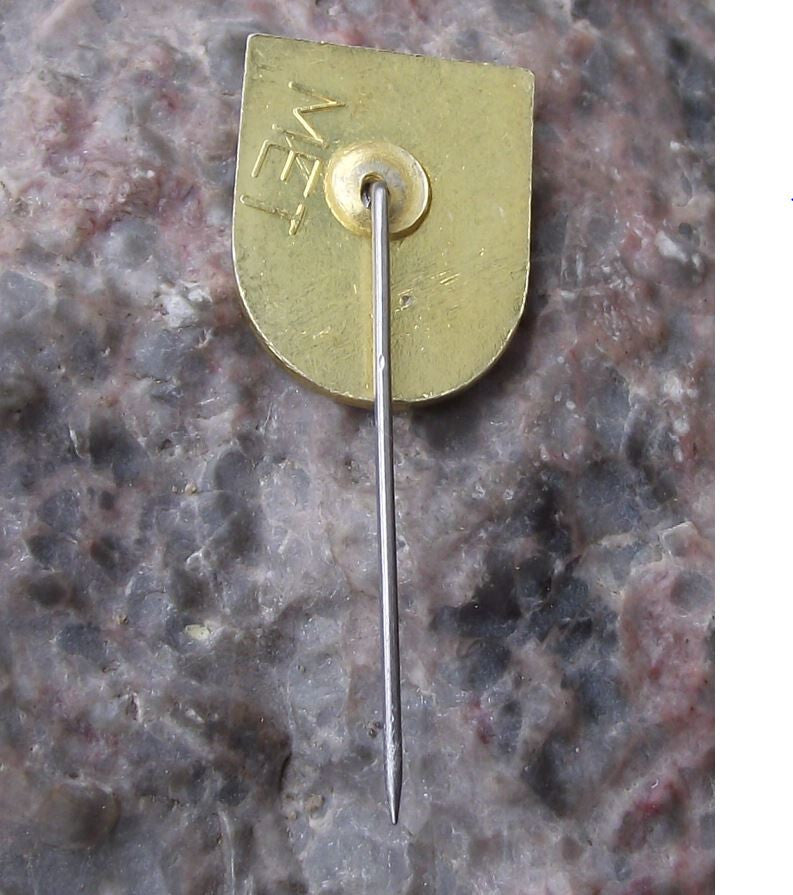 Vintage Koszalin Knight Polish City Poland Heraldic Crest Coat of Arms Pin Badge - Badgecrazy