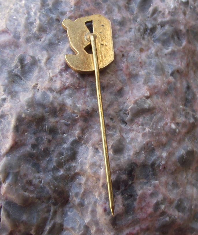 Antique UISP Unione Italiana Sport Italy Sport Athletics Discobolus Pin Badge - Badgecrazy