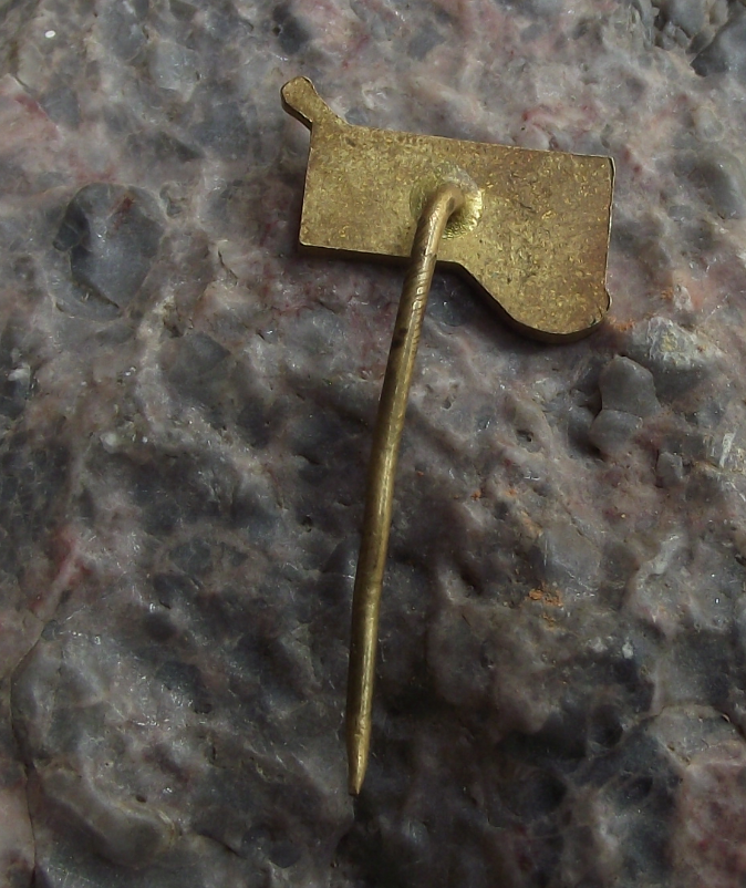 Antique Slavia Prague Field Hockey Team Supporters Stick Ball Pin Badge - Badgecrazy