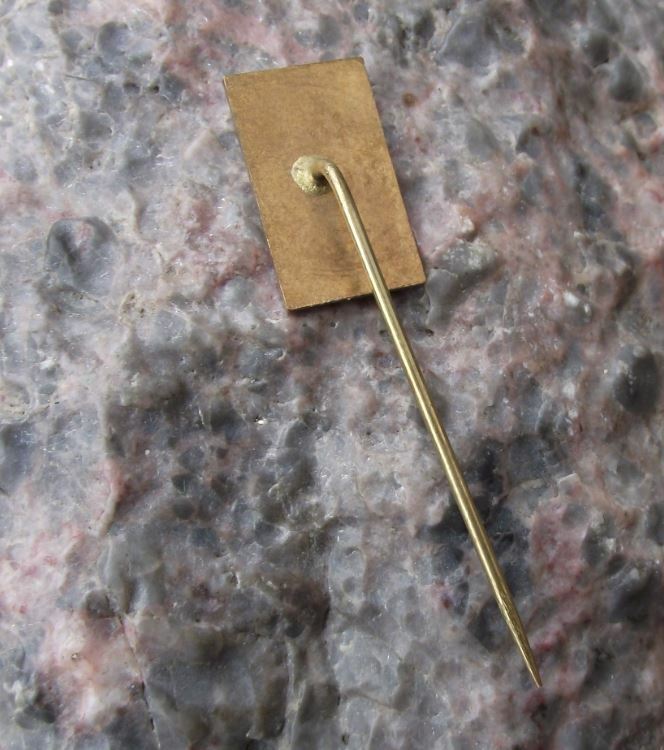 1965 Czechoslovakia Boxing Boxer Club Karlovy Vary Glove Pin Badge - Badgecrazy