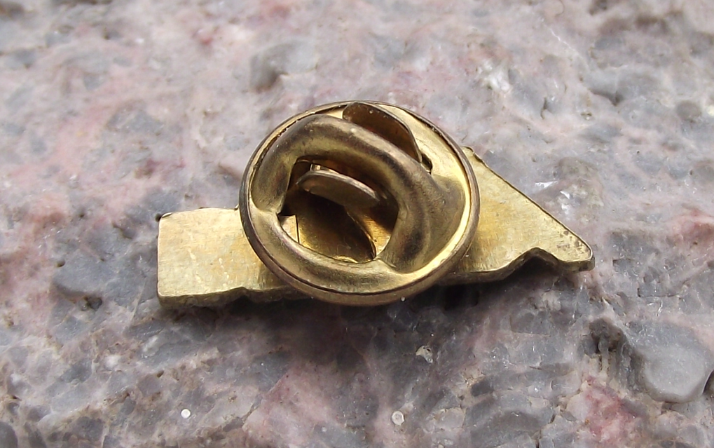 Vintage Alberta Province Western Canada State Logo Motif Canadian Hat Pin Badge - Badgecrazy