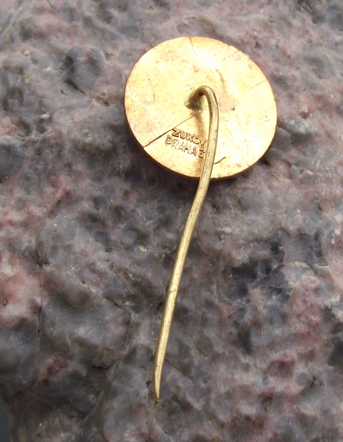 Czech State Broadcasting Company Tower Radio Antenna Transmitter Star Pin Badge - Badgecrazy