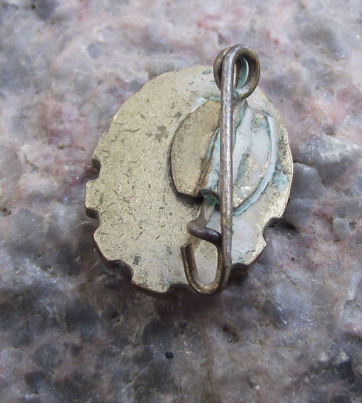 Vintage GST Gesellschaft Sport Technik East Germany DDR Army Anchor Pin Badge - Badgecrazy