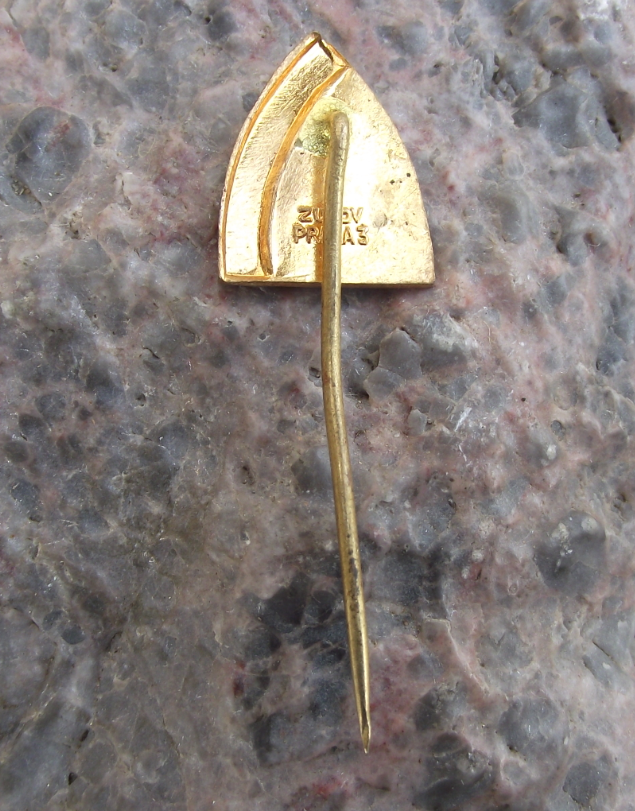 Antique Hradec Kralove Bohemia Czech Fishing Association Members Fish Pin Badge - Badgecrazy