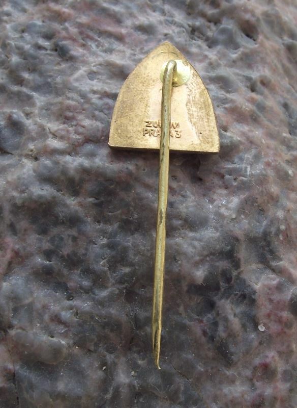 Antique Klinovec Czechoslovakia Broadcasting Tower Tourist Souvenier Pin Badge - Badgecrazy