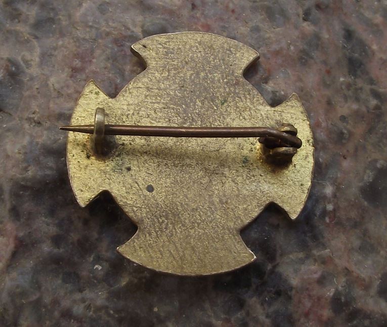1914 Kriegsfursorge Leitmeritz Litomerice German Cross World War 1 Pin Badge