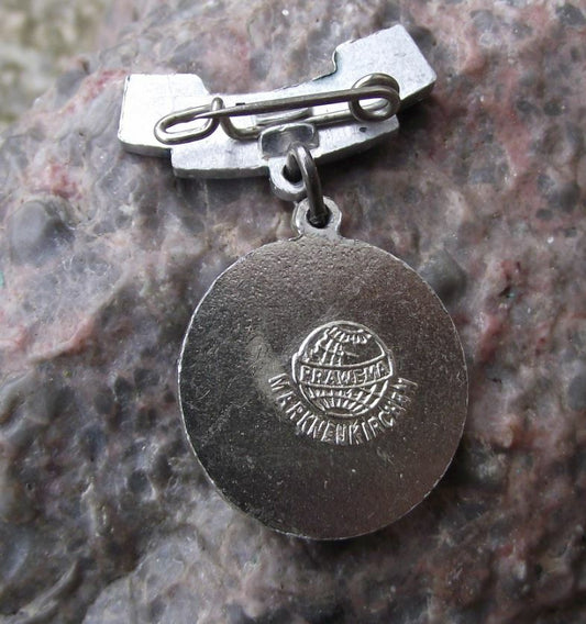 1956 FDJ Freie Deutsche Jugend East German DDR 10th Anniversary Medal Pin Badge - Badgecrazy