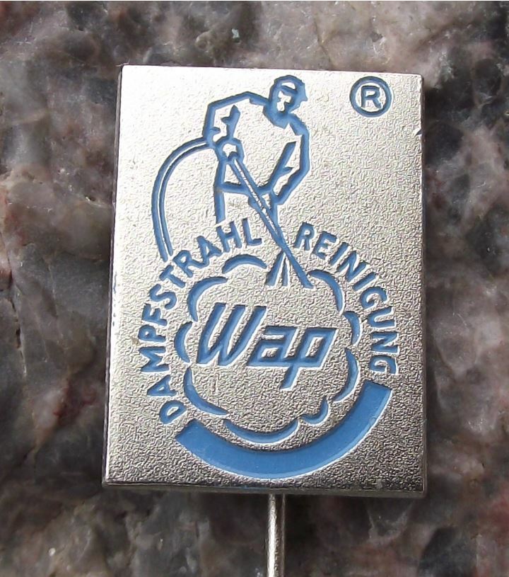 WAP Dampstrahl Reinigung Pressure Washers Company Germany Karcher Pin Badge