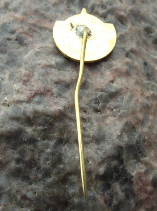 1953 Czechoslovakia Radio Broadcasting 30th Anniversary Transmitter Pin Badge - Badgecrazy