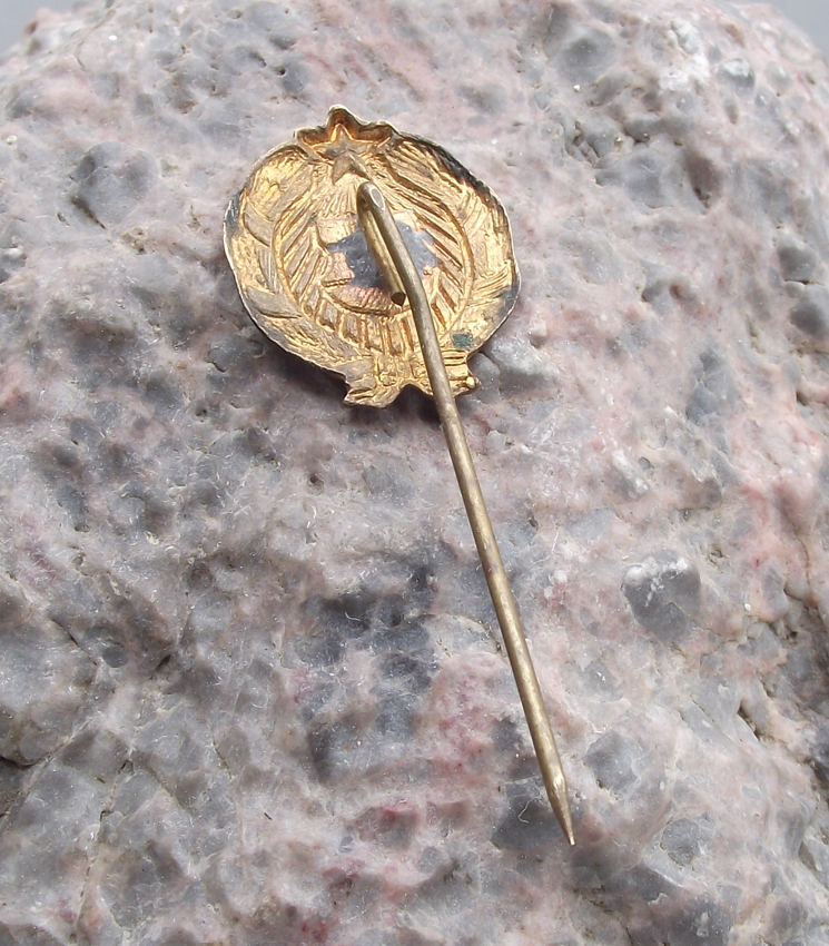 Vintage Hungarian People's Republic Hungary National Emblem Communist Pin Badge