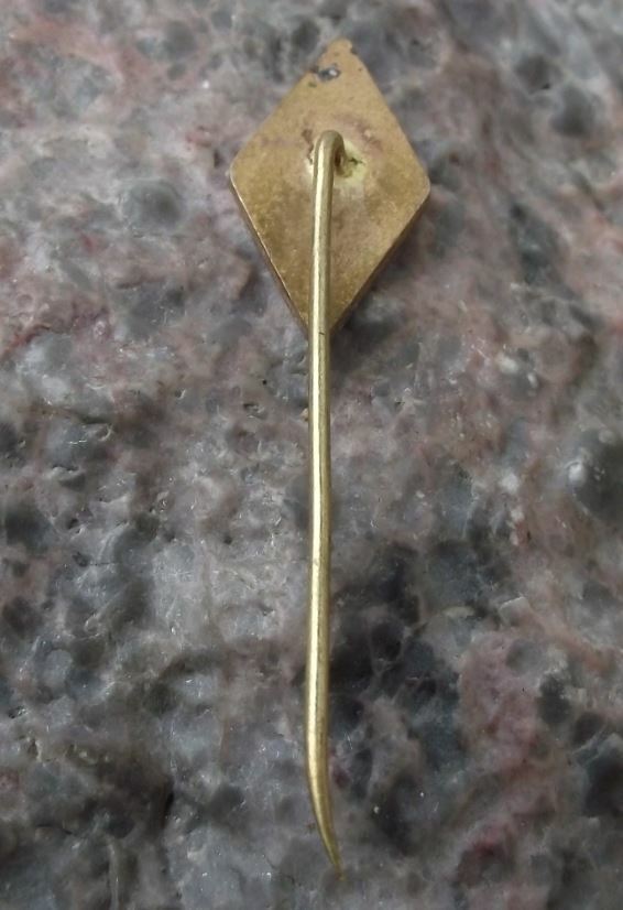 Vintage Czech OK International Symbol Radio Amateur Ham Call Sign Pin Badge - Badgecrazy
