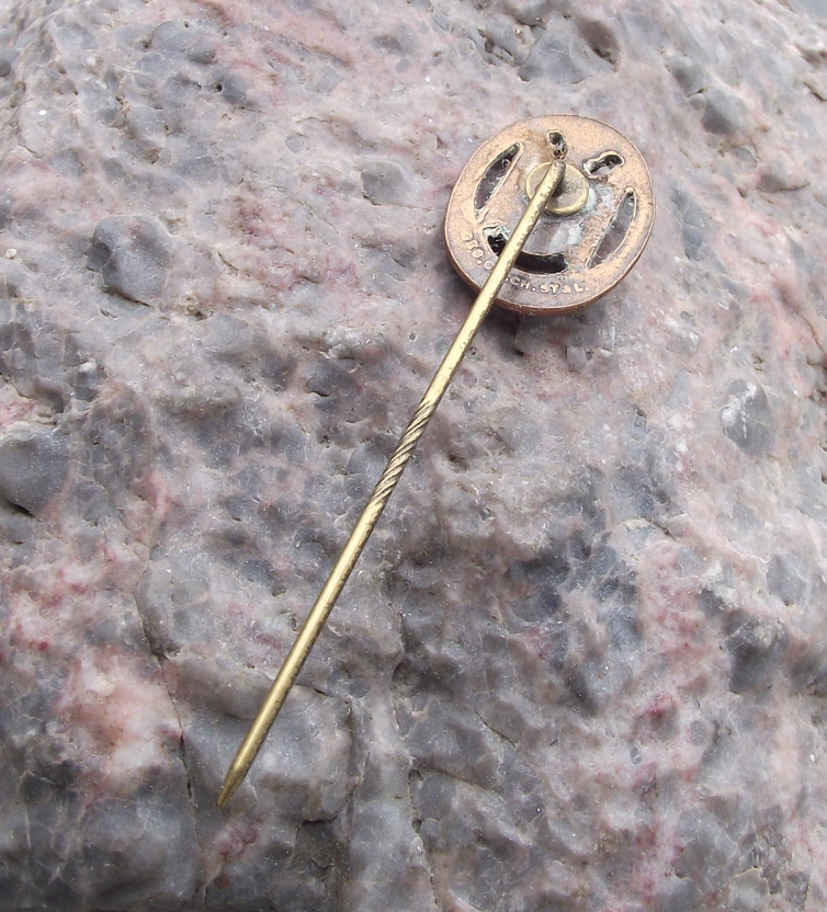 Vintage DSB Germany Gun Shooting Club Association Bronze Award Pin Badge - Badgecrazy