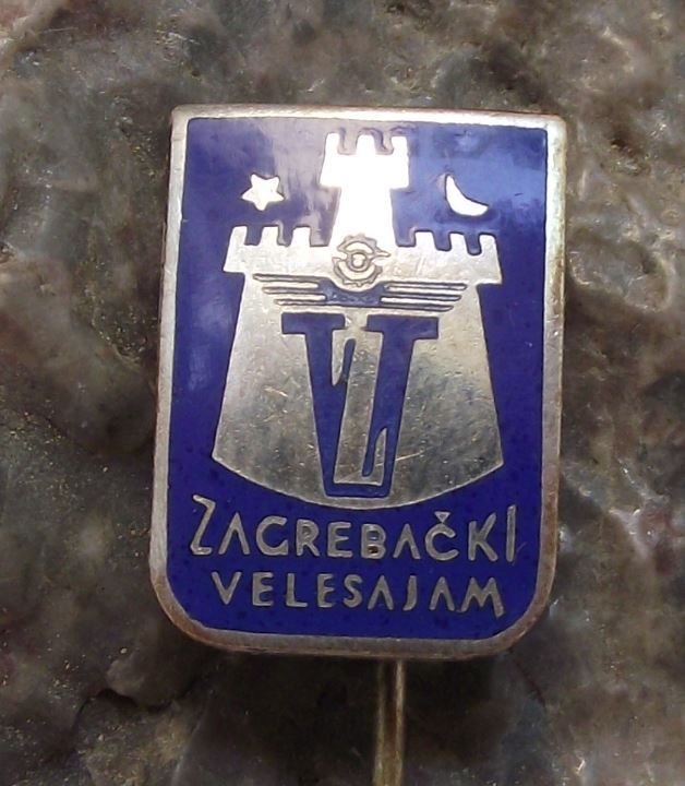 Zagrebacki Velesajam Zagreb Exhibition Centre Croatia Expo Fair Pin Badge