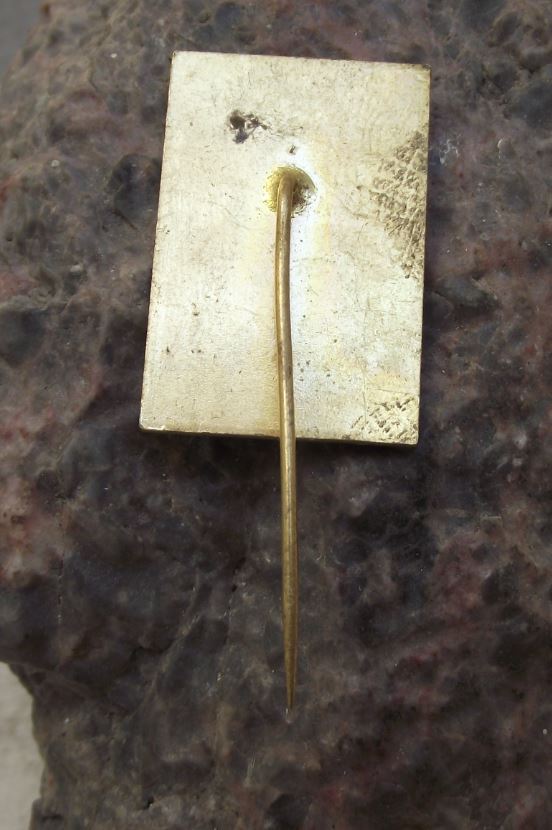 1982 Czechoslovakia Boxing Title Fight Usti nad Labem Glove Lion Pin Badge - Badgecrazy
