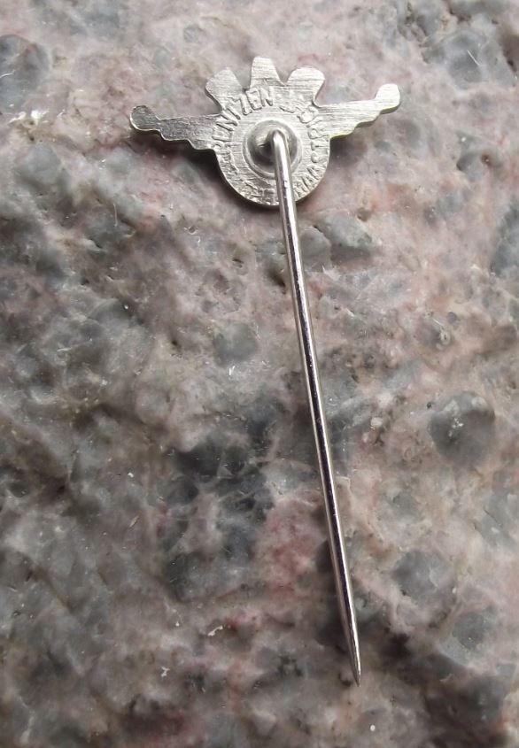 1950's DAF Autos Winged Wheel Logo Dutch Truck & Car Maker Holland Pin Badge