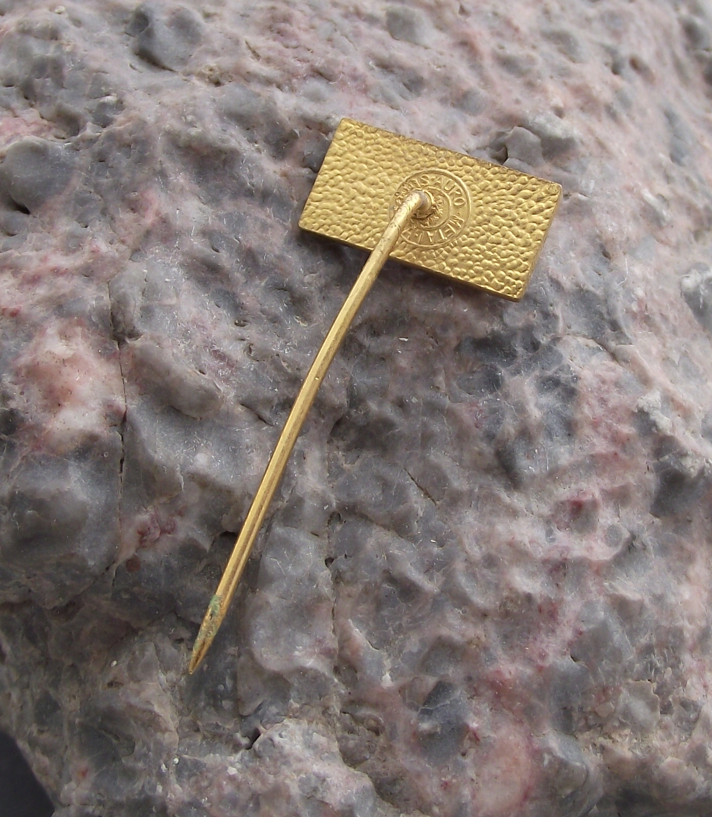 Vintage Yugoslavia Red Cross in Action Slogan Volunteer Blood Donor Pin Badge