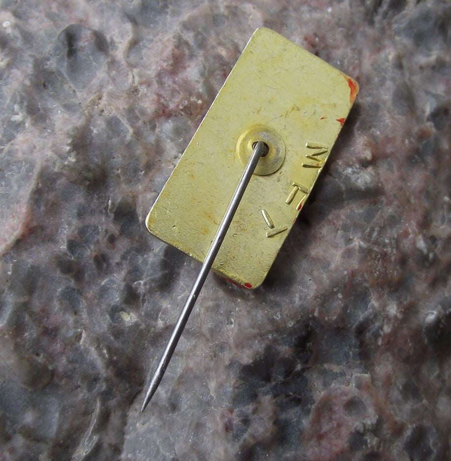 Vintage Warsaw Warszawa Poland Sigismund Column Polish Landmark Statue Pin Badge - Badgecrazy