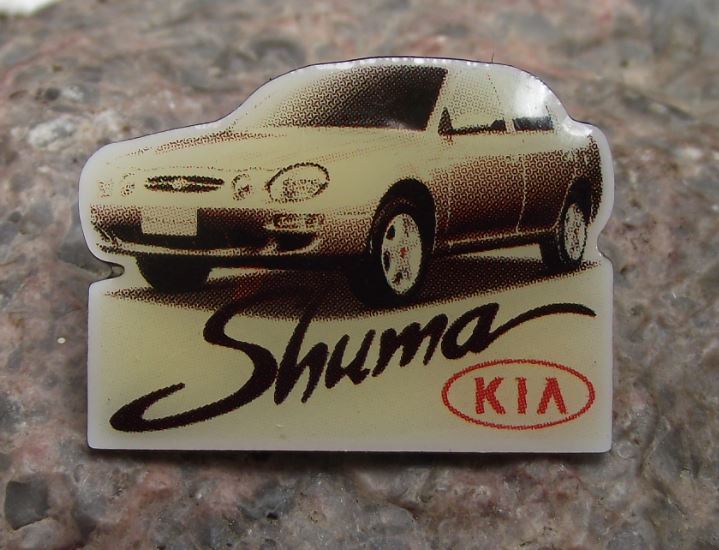 KIA Motors Shuma Compact Family Motor Car German Tie Jacket Pin Badge - Badgecrazy