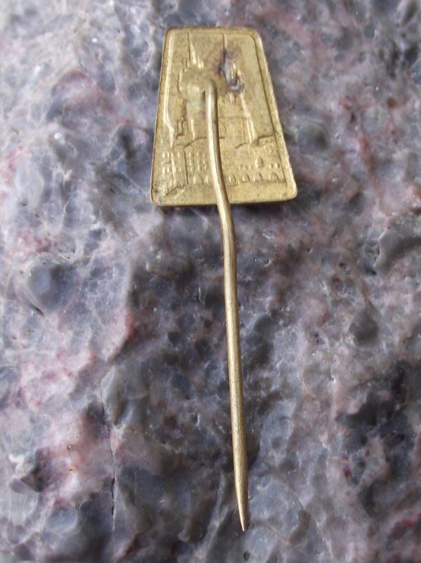 Antique Prague Praha Old Town Square St Nicholas Church Tourist Pin Badge - Badgecrazy