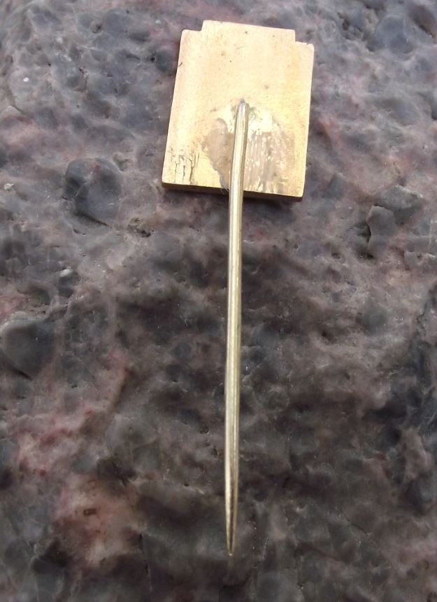 Antique Parkhotel Park Hotel Prague Iconic 1960's Czech Architecture Pin Badge - Badgecrazy