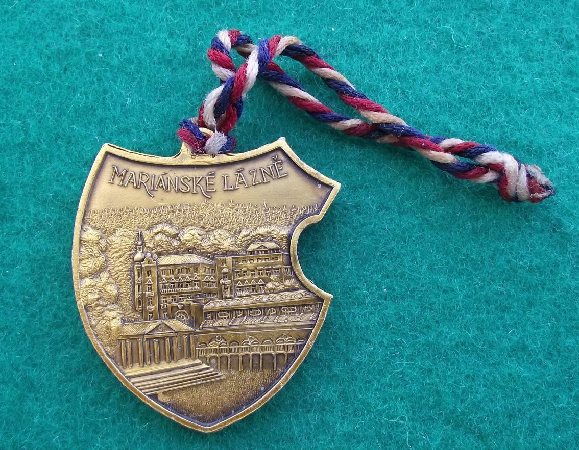 Antique Krakonos Mountain God Marianske Lazne Spa Tourist Pendant Talisman - Badgecrazy
