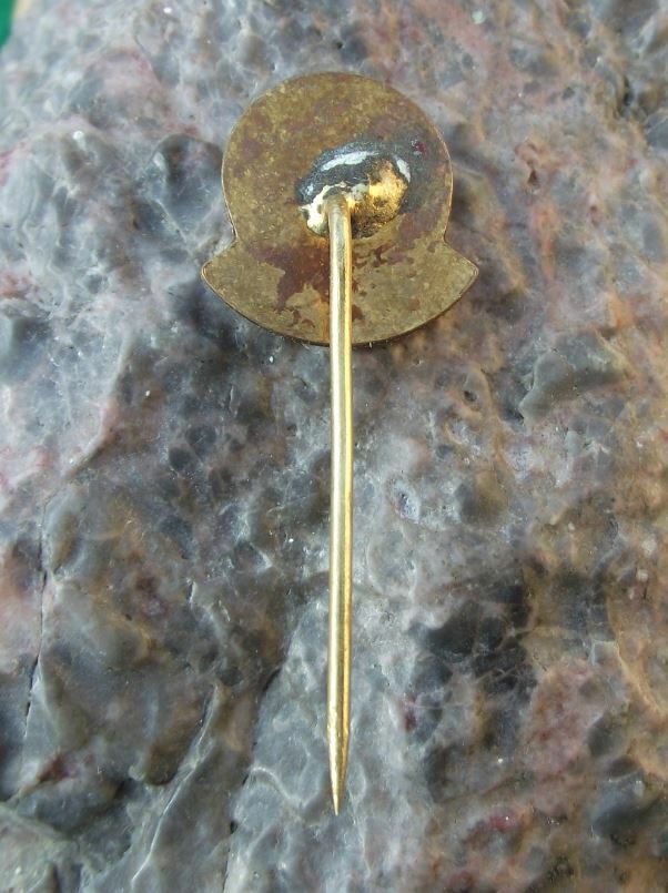 Antique South Moravian Brewery Brno Czech Beer Glass Logo Lager Pin Badge - Badgecrazy