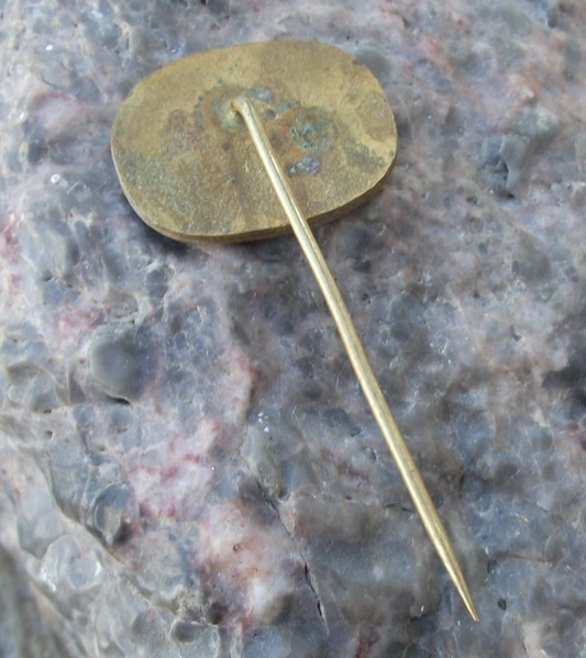 1966 Czechoslovakia Field Ploughing Plough Competition Regional Finals Pin Badge - Badgecrazy