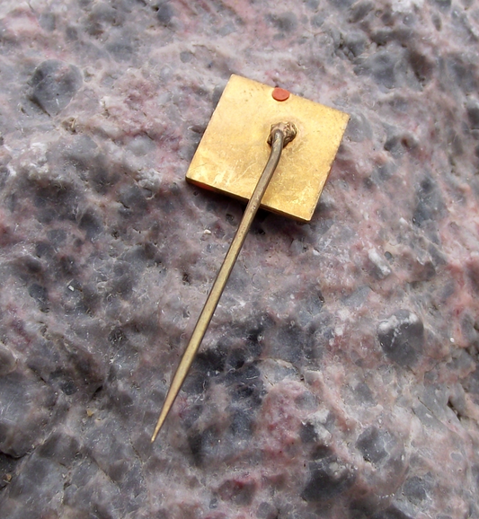 Vintage Honey Products Company VSD Bear Hexagon Bee Cell Pin Badge