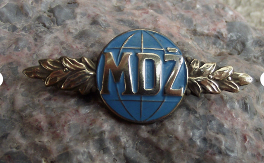 .International Women's Day MDZ Czechoslovakia Peace Bar Style Pin Badge