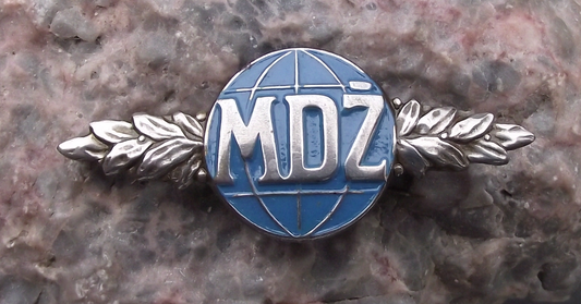 .International Women's Day MDZ Czechoslovakia Peace Bar Style Pin Badge