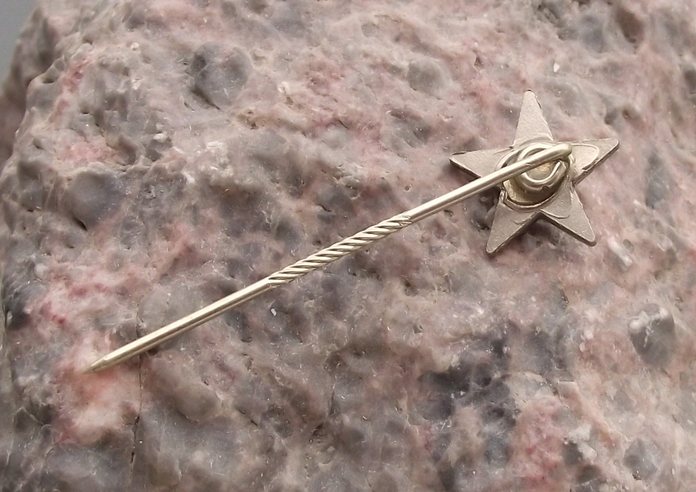 Vintage East German Soviet Union Hammer and Sickle Communist Star Pin Badge - Badgecrazy