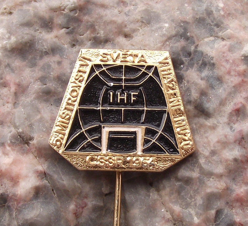 1964 Czechoslovakia Handball Federation CSSR World Championships Pin Badge