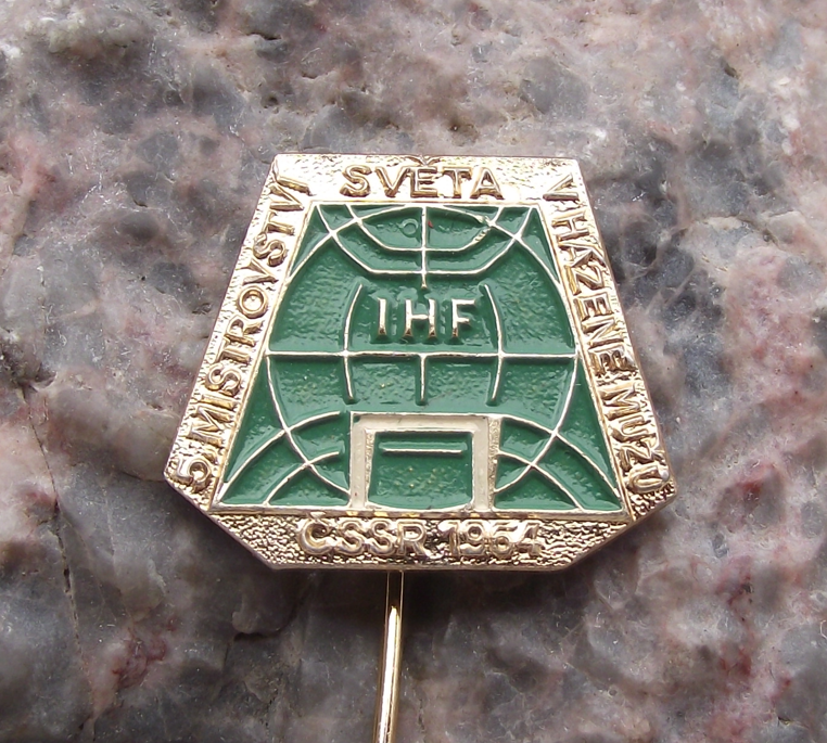 1964 Czechoslovakia Handball Federation CSSR World Championships Pin Badge