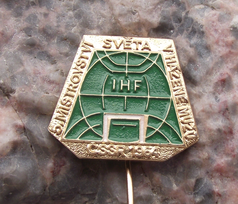1964 Czechoslovakia Handball Federation CSSR World Championships Pin Badge