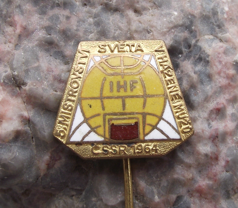 1964 Czechoslovakia Handball Federation CSSR World Championships Pin Badge