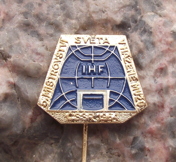 1964 Czechoslovakia Handball Federation CSSR World Championships Pin Badge