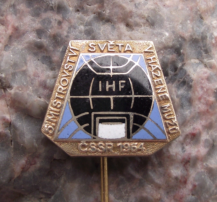 1964 Czechoslovakia Handball Federation CSSR World Championships Pin Badge