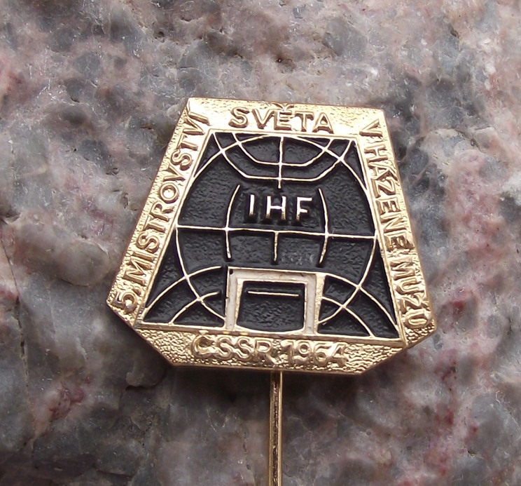 1964 Czechoslovakia Handball Federation CSSR World Championships Pin Badge