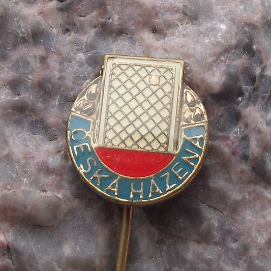 Vintage Czechoslovakia Handball Players Association Membership Pin Badge - Badgecrazy