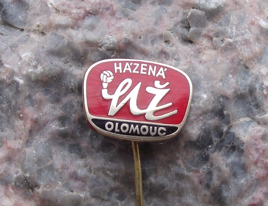 Vintage Olomouc Handball Club Czechoslovakia Pin Badge - Badgecrazy