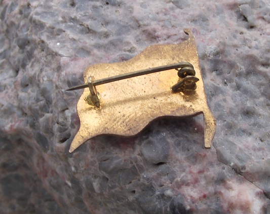 Vintage Estonian Estonia National Flag Triband Clasp Pin Badge - Badgecrazy