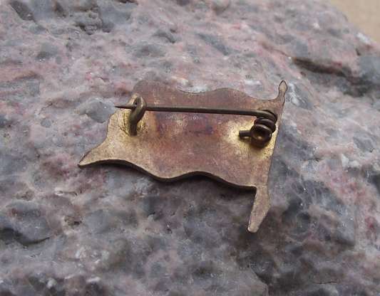 Vintage Swedish Sweden Scandinavian Cross Clasp National Flag Pin Badge - Badgecrazy