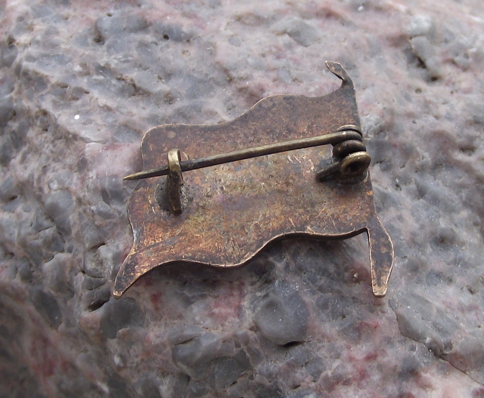 Vintage Great Britain Union Jack Clasp UK National Flag Pin Badge - Badgecrazy