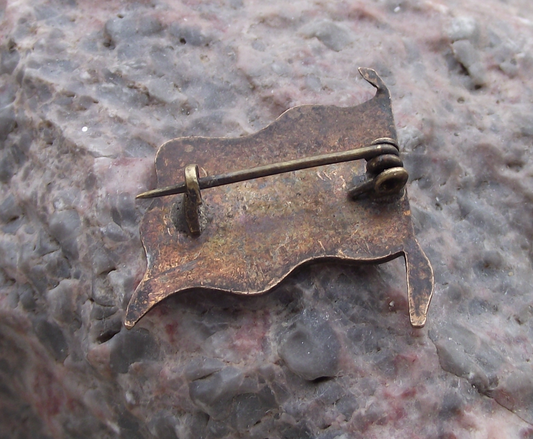 Vintage Great Britain Union Jack Clasp UK National Flag Pin Badge - Badgecrazy