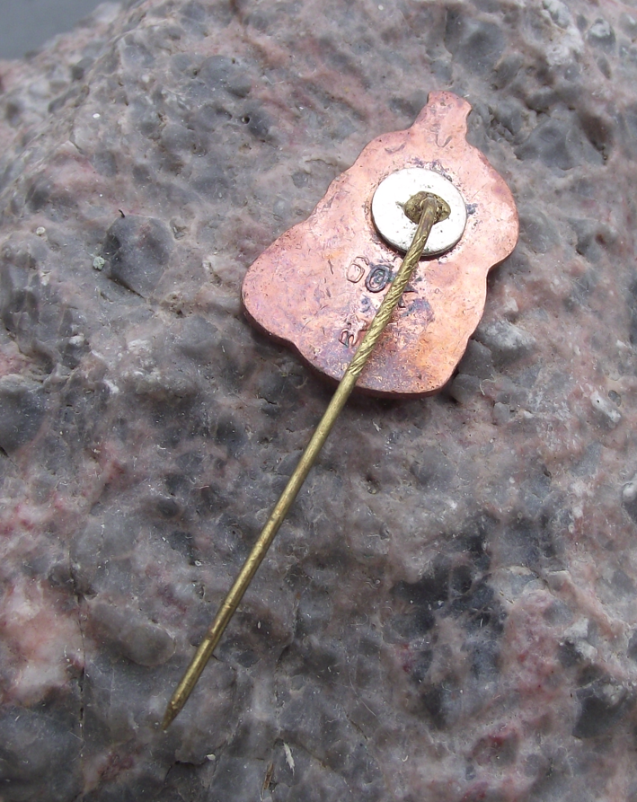 Vintage Latvia Latvian Kurzeme Region Tourist Pin Badge - Badgecrazy