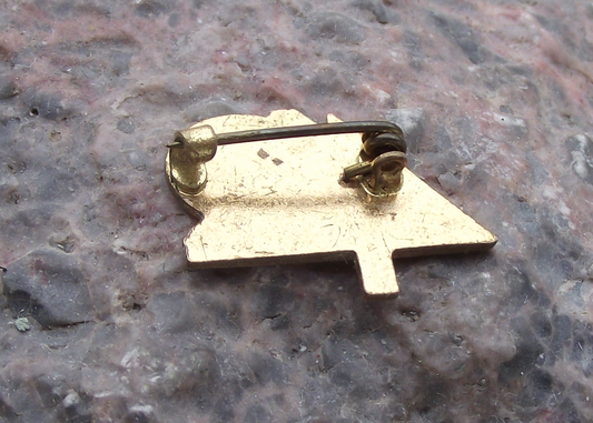 1961 KSC Czechoslovakia Communist Party 40th Anniversary Hammer Sickle Brooch - Badgecrazy