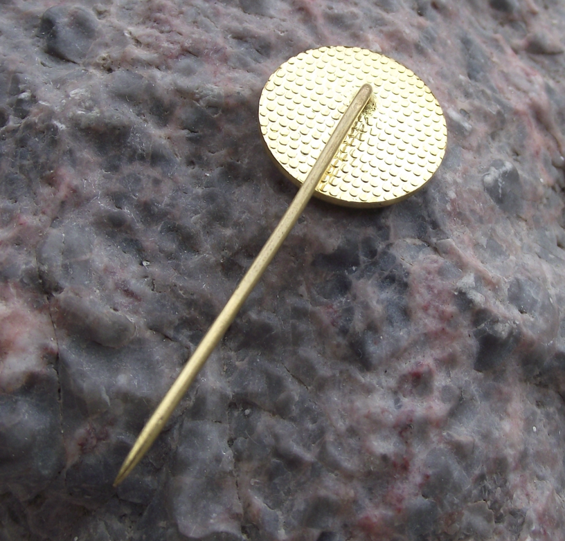 Vintage Aquarium Tropical Fish Turnov Black Phantom Tetra Club Pin Badge