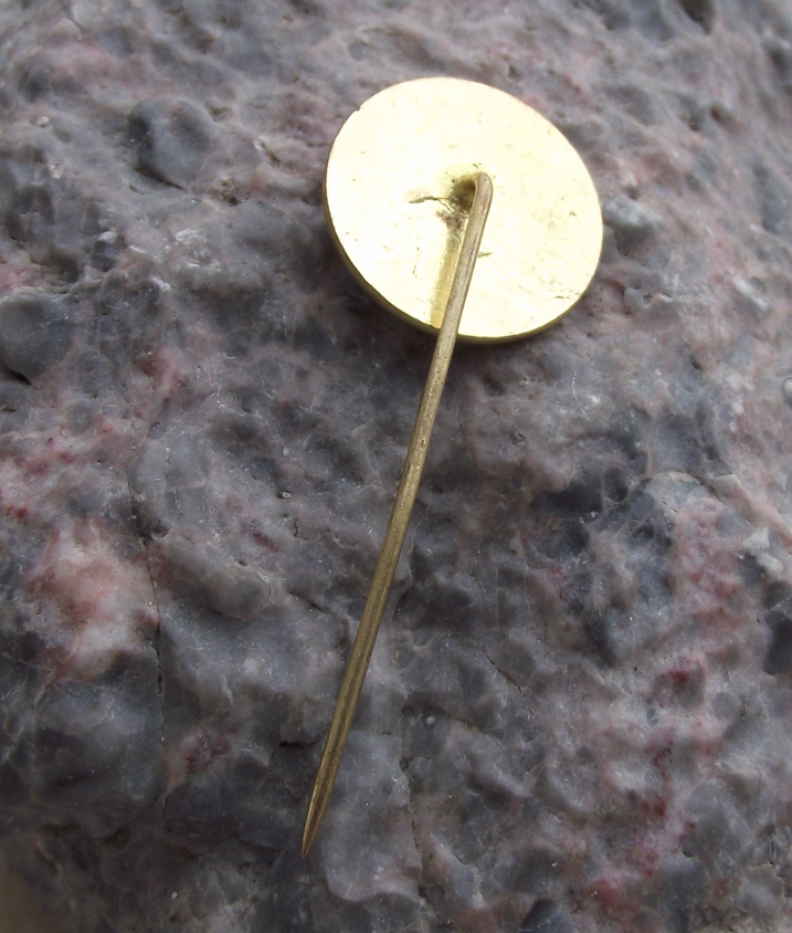 1981 Tropical Aquarium Guppy Fish 1st International Show Liberec Pin Badge
